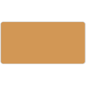 Lintex FRAME Glastavla, SILK-GLASS®, 2000 × 1000 × 50 mm, Sunny