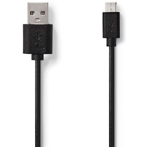 Kabel NEDIS USB-A ha - USB Micro B 1m sv