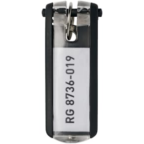 Schlüsselanhänger Durable KEY CLIP, schwarz