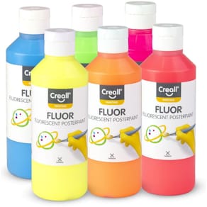 Fluorescerande färg CREALL 6x250ml