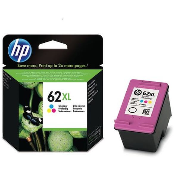 Blekk HP 62XL C2P07AE farge