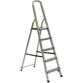 Stige 5 trin, sølv, 1100x1800x3100 mm