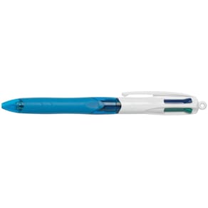 Balpen Bic 4 Colours Grip, medium, klassieke kleuren