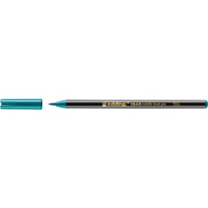 Fasermaler edding, grün-metallic