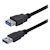 StarTech.com 1m Black SuperSpeed USB 3.0 Extension Cable A to A