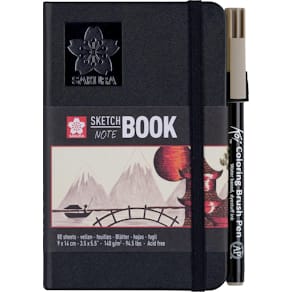 Schetsboek Sakura, 80 vel, 140 g/m², ft 9 x 14 cm, wit papier