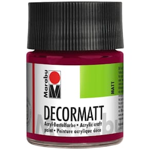 Acrylfarbe Marabu Decormatt, bordeaux, 50 ml