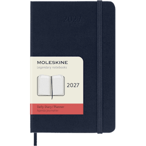Moleskine Classic Hard 12M Daily Pocket Sapphire Blue 2027