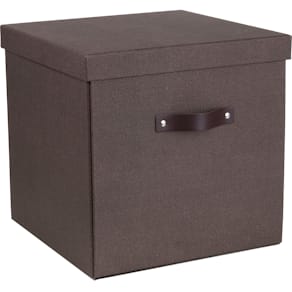 Förvaringsbox Bigso Logan canvas brun