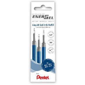 Refill PENTEL EnerGel needle blå 3/fp