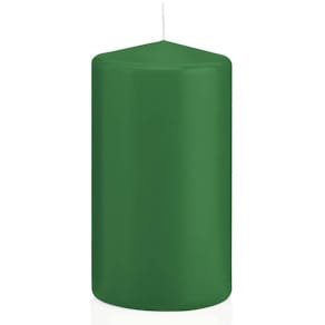 Stumpenkerze, dunkelgrün