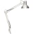 Bureaulamp MAUL Study, met tafelklem, zilver