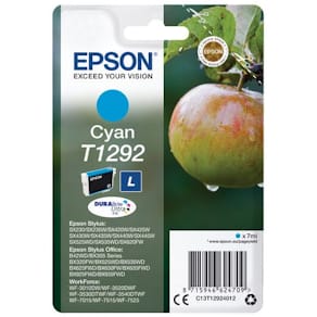 Blekk EPSON T1292 C13T12924012 cyan
