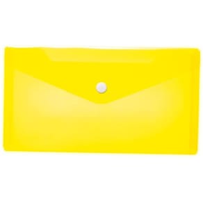 Brieftasche HERMA PP, DIN lang, transparent, gelb