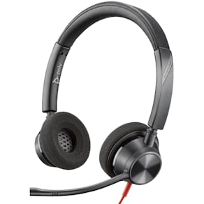 Hovedtelefoner Poly Blackwire 3320 Stereo Teams USB-C + USB-C/A-adapter