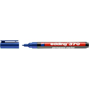 Permanentmarker edding 370, blau
