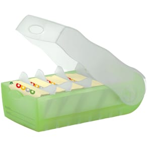 Karteibox HAN CROCO, A8, transluzent-grün