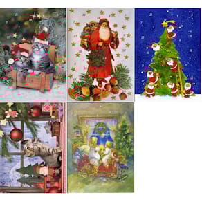 Adventskalender Apollo A4, sortiert, 10er-Set