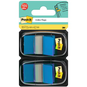 Haftmarker Post-it Index Standard Duo 2St 25,4x43,2mm 2x50Bl blau