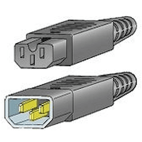Cisco Jumper - Strömkabel - IEC 60320 C15 till IEC 60320 C14