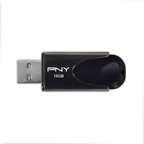 USB-nøgle PNY 16 GB, USB 2.0, Attaché 4, 1 stk.