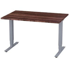 Bord höj/sänk Pro 1200x800 valnöt/silver