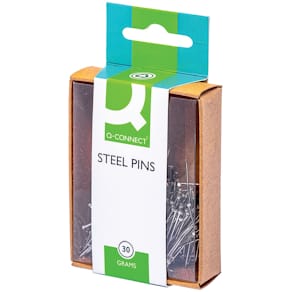 Dekonadeln Q-CONNECT, 0,85 x 30 mm, 30 g, vernickelt