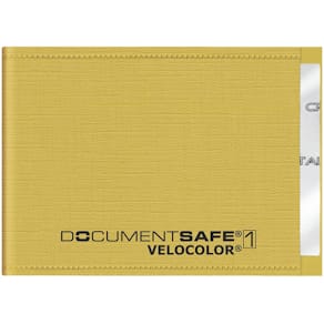 Kreditkartenetui VELOCOLOR Document Safe, gelb