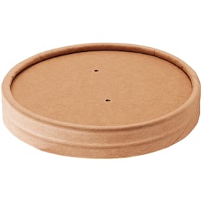 Låg suppebæger 96 mm, brun kraft 16 oz, 500 stk
