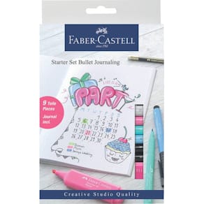 Tuschestift Faber-Castell Pitt Pen Starter-Set, 9-teilig