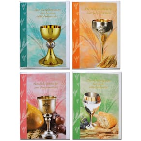 Glückwunschkarte Konfirmation, sortiert, mit Umschlag, bunt