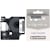 Tape Rillprint D1 compatible, voor Dymo 45010, 12 mm, zwart op