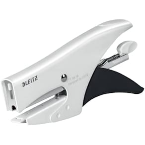 Heftzange Leitz WOW 15BL/No10, weiß