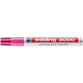 Permanentmarker edding 3000, 1,5–3 mm, rosa