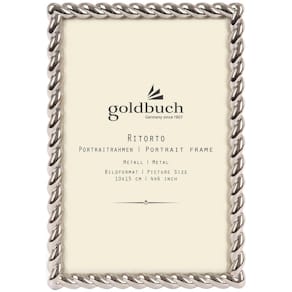 Bilderrahmen Goldbuch Ritorto, silber, 10x15 cm