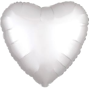 Folienballon Amscan Herz, weiß