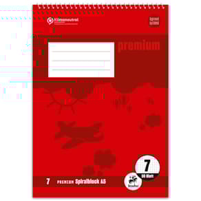 Spiralblock Staufen Original, A5, 40 Blatt, Lin. 7, grau