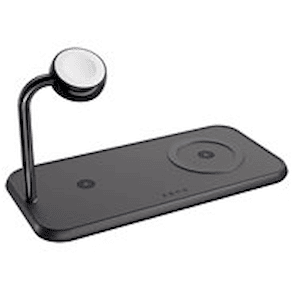 ZENS Dual+Watch Aluminium Wireless Charger - Trådlös