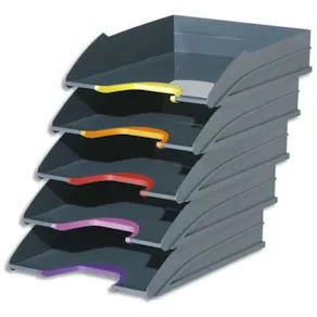 Brevkorg DURABLE Varicolor A4 grå 5/fp