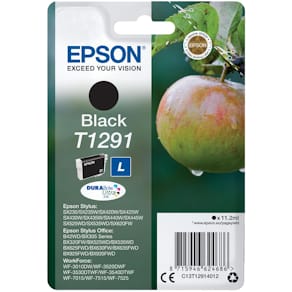 Inktcartridge Epson T1291, zwart, 380 pagina's, OEM C13T12914012