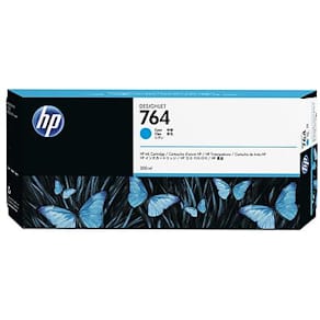 HP 764 cyan ink cartridge, 300ml