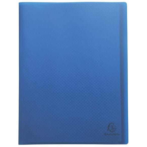 Presentasjonsmappe EXACOMPTA A4 20l blå
