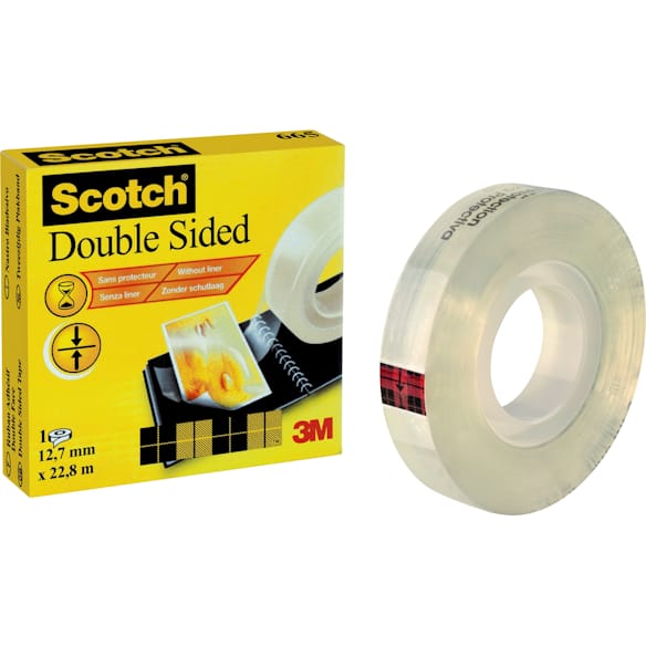 Product Image for Dobbeltklæbende tape 12mmx22,8m 12st