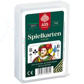 Spielkarten ASS Poker Class, französisches Bild, 55 Blatt