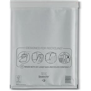 Luchtkussenenveloppen Mail Lite, wit, H/5, 270 x 360 mm, doos