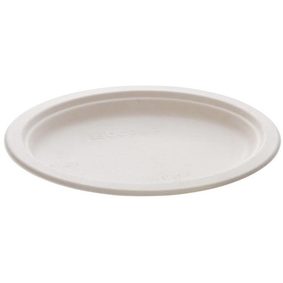 Tallerken bagasse oval 19x26cm (50)