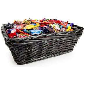 Godis Presentkorg svart inlaget 3,5kg