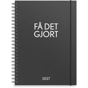 Kalender Få det gjort 2027 svart
