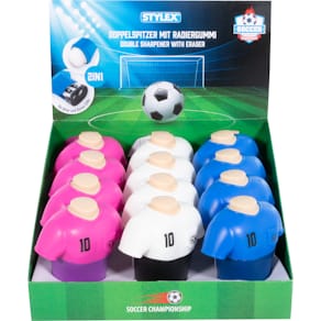 Doppelspitzer STYLEX Trikot, mit Radiergummi, sortiert