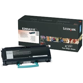 Toner LEXMARK E260A31E 3,5K svart
